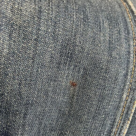 Vintage Wrangler Distressed Denim Sleeveless Button Closure Sherpa  Lining Vest - Picture 7 of 12